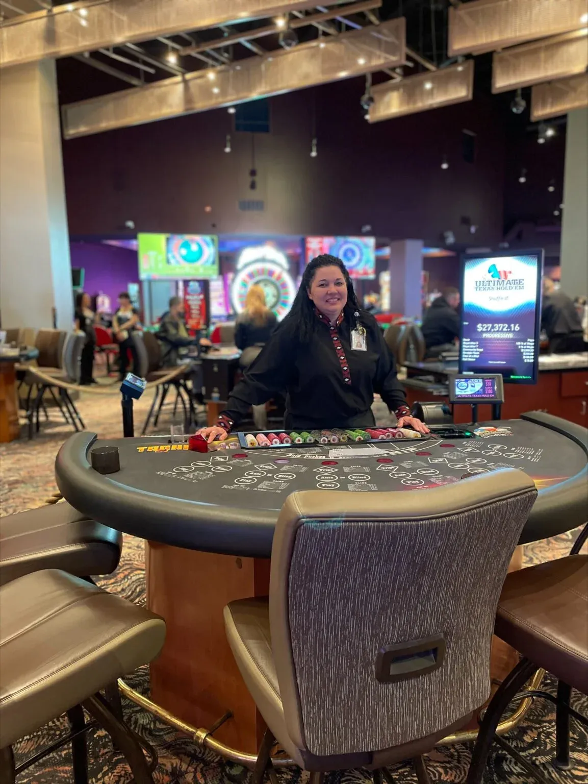 Classic casino atmosphere illustration